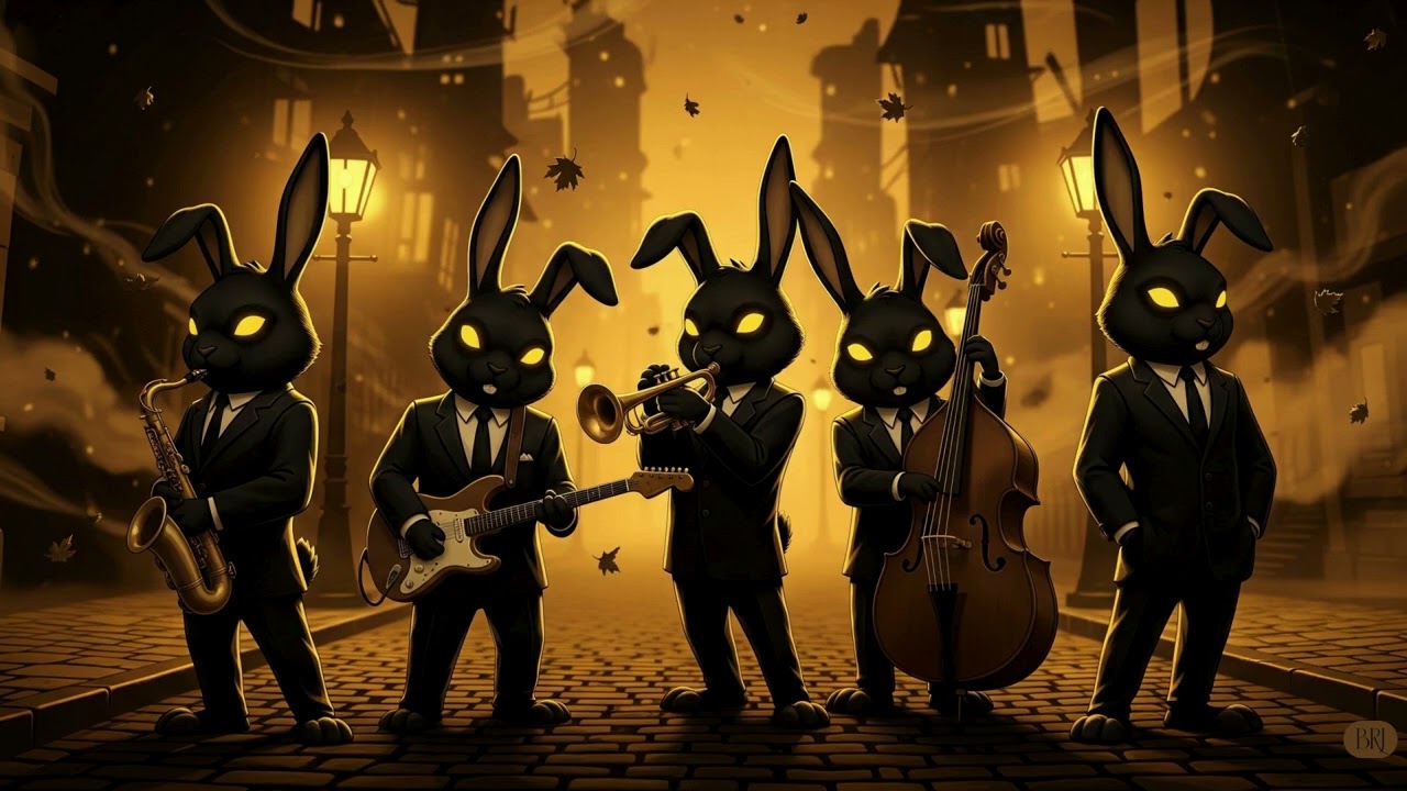 Midnight Jazz with Black Rabbits | Smooth & Focused