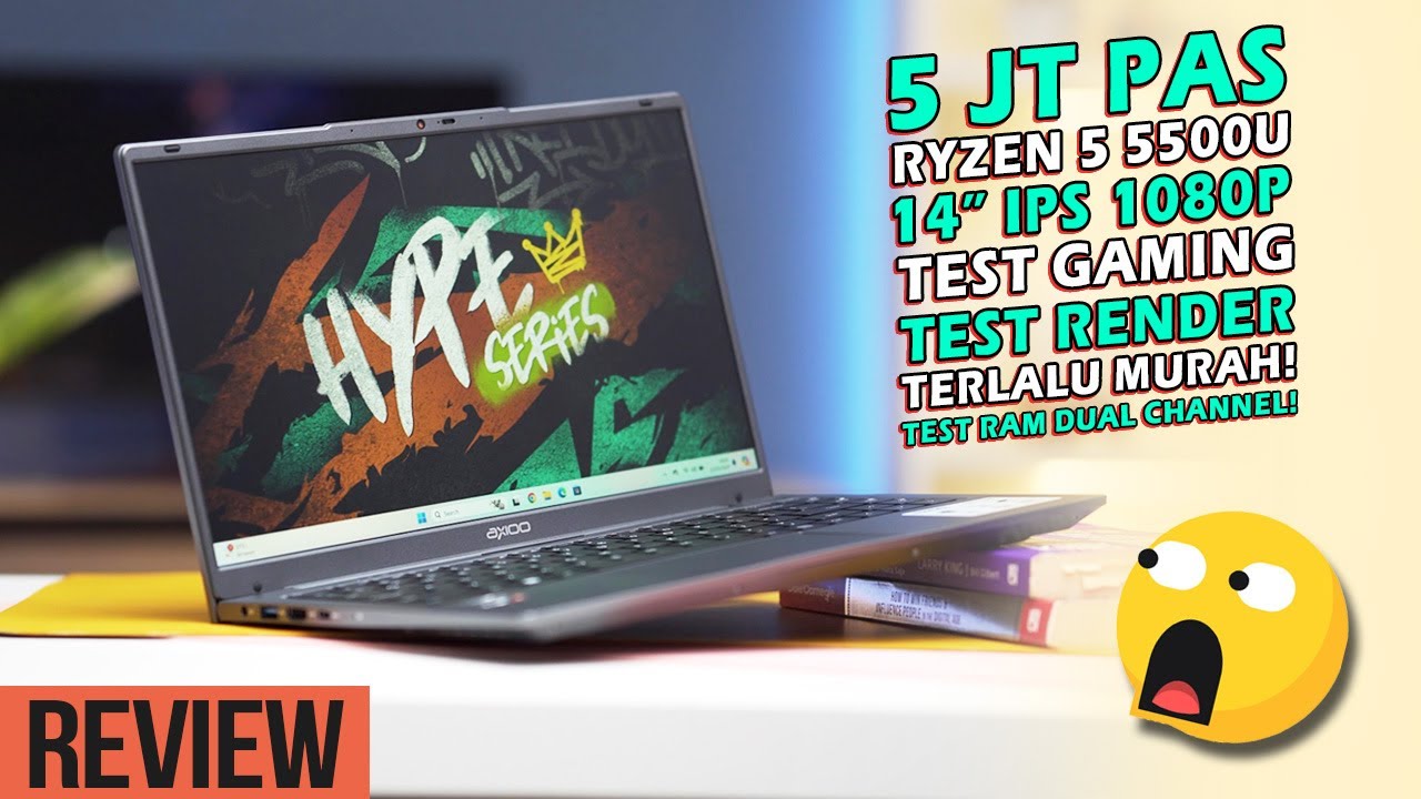 Cuma 5 Juta, Service Center Banyak, Bisa di Upgrade, Bisa Gaming! Axioo Hype 5 AMD