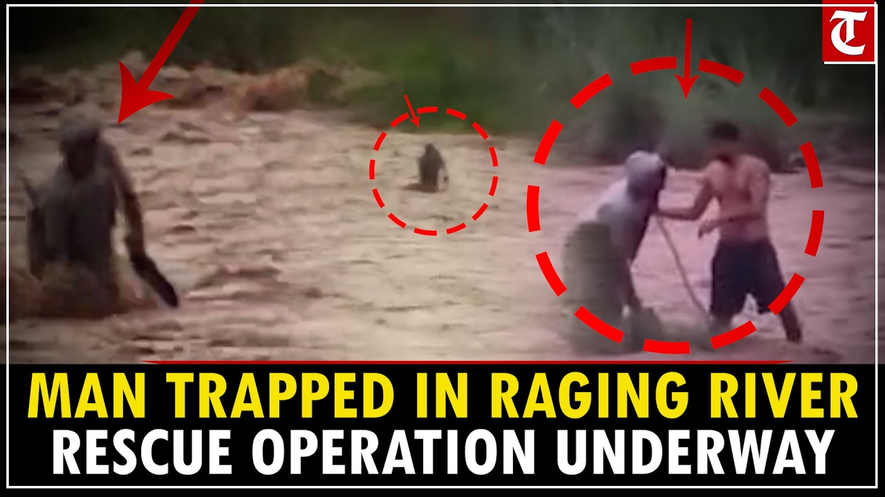 Nahan River Rescue: Man Stranded in Roon River as Water Levels Surge, Airlift Sought