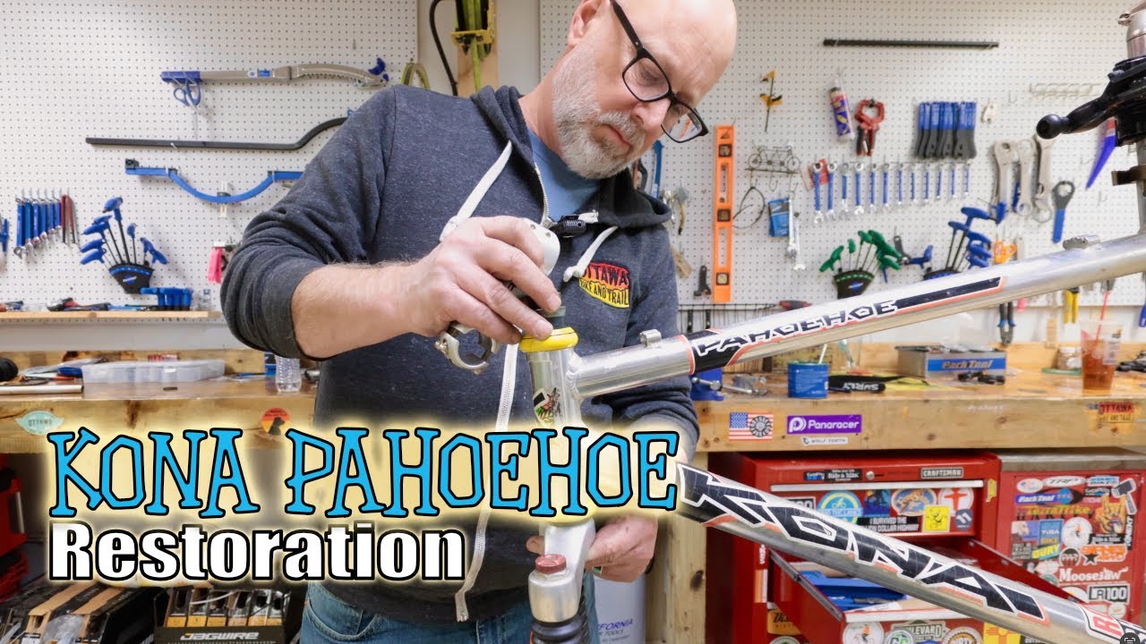 Реставрация винтажного горного велосипеда Kona PaHoeHoe | От коробки с запчастями до готового вел...