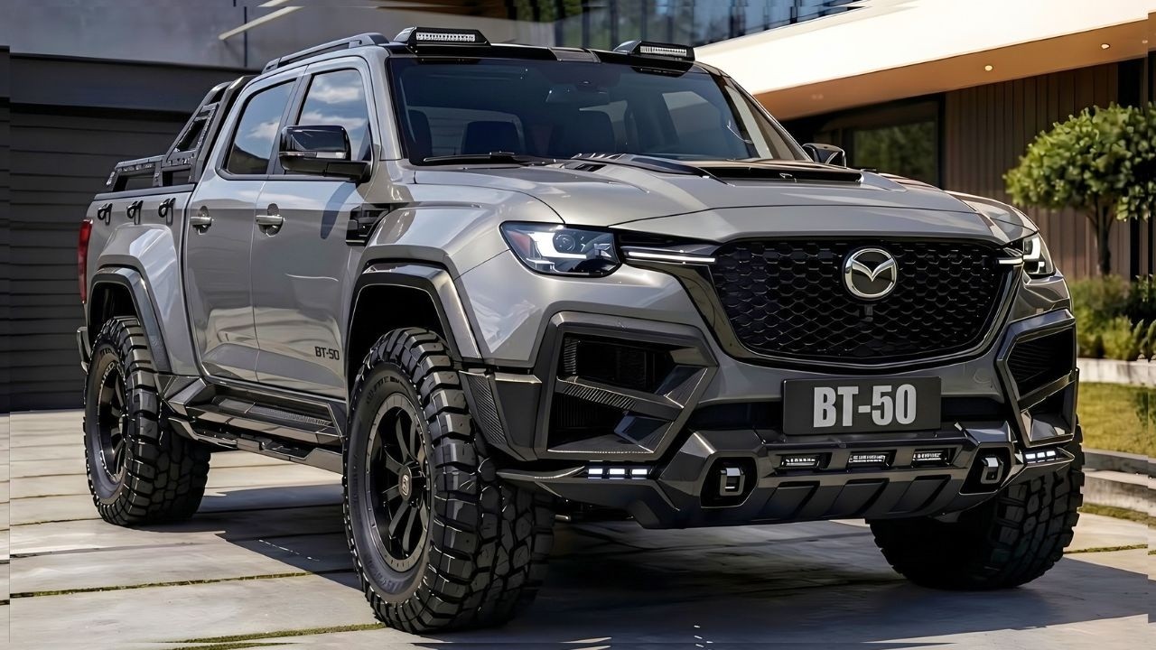 Официальная премьера НОВОГО Mazda BT-50 2027: смелый дизайн, роскошный интерьер и внедорожная мощь!
