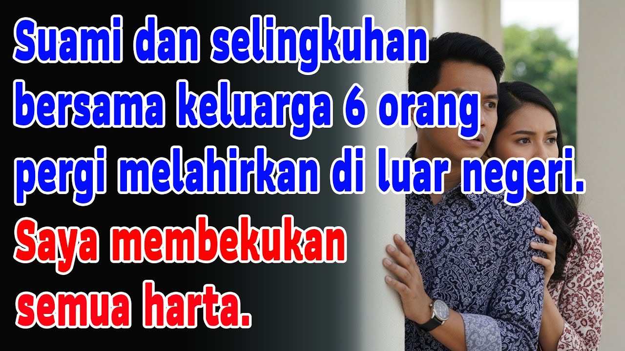 Suami dan selingkuhan bersama keluarga 6 orang pergi melahirkan di luar negeri.| Kisah Usia Tua