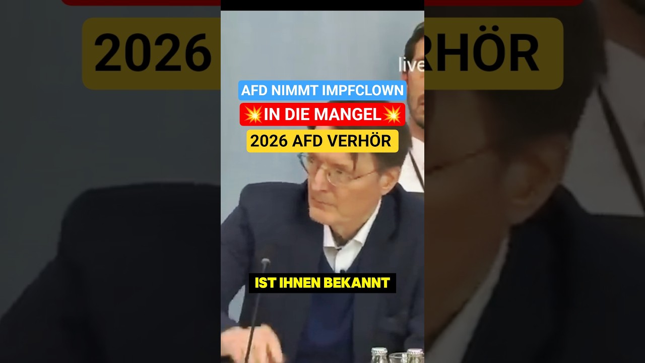 💥AFD GRILLT LAUTERBACH⚡#afd #lauterbach #weidel #2026 #spd #merz #politik #cdu