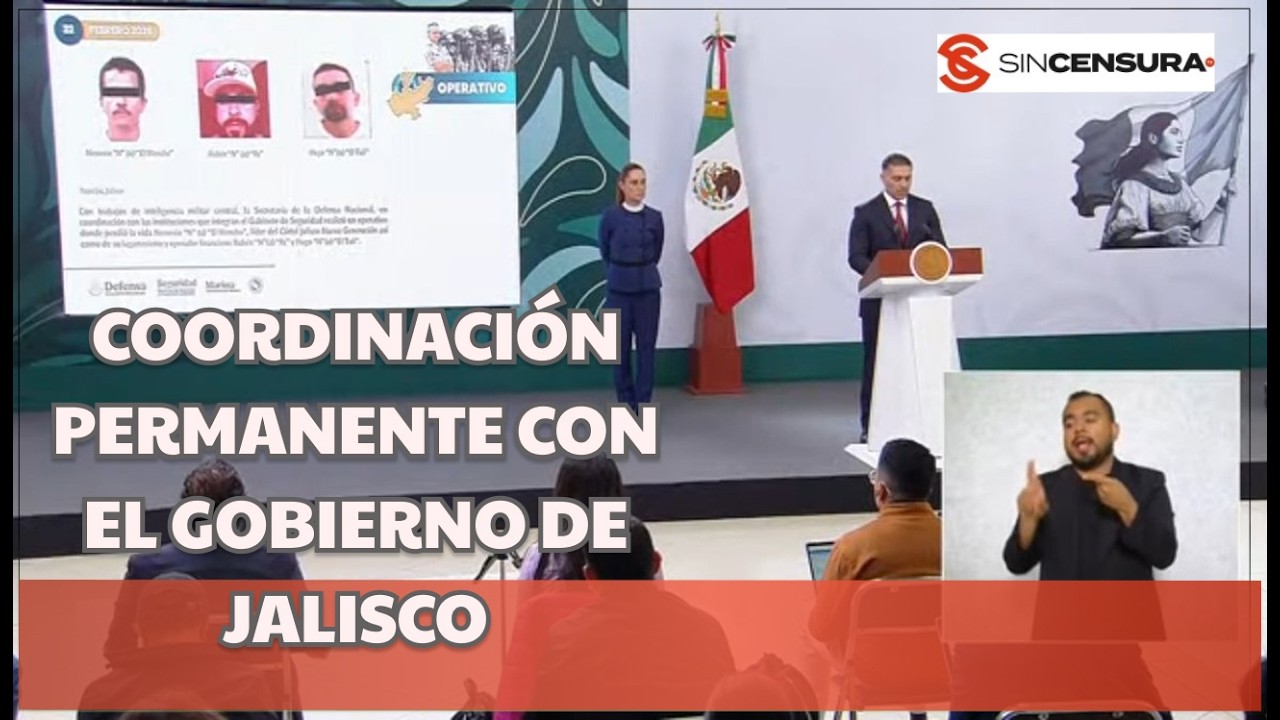 GARCÍA HARFUCH informa los LOGROS y AVANCES en SEGURIDAD en JALISCO