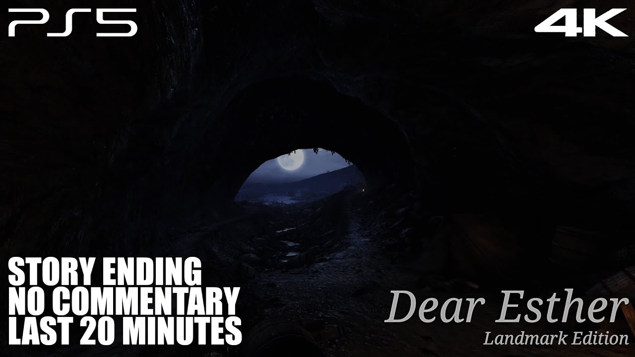 Dear Esther | Story Ending | Last 20 Minutes | PS5 4K
