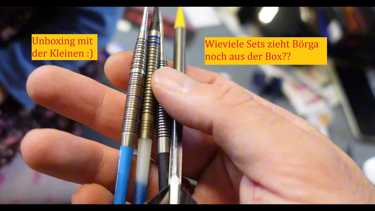 Der Beste kommt zum Schluss! (Deutsche) Top-Dartsets🎯 im Mystery-Paket 😱 Unboxing mit Mini-Co-Host