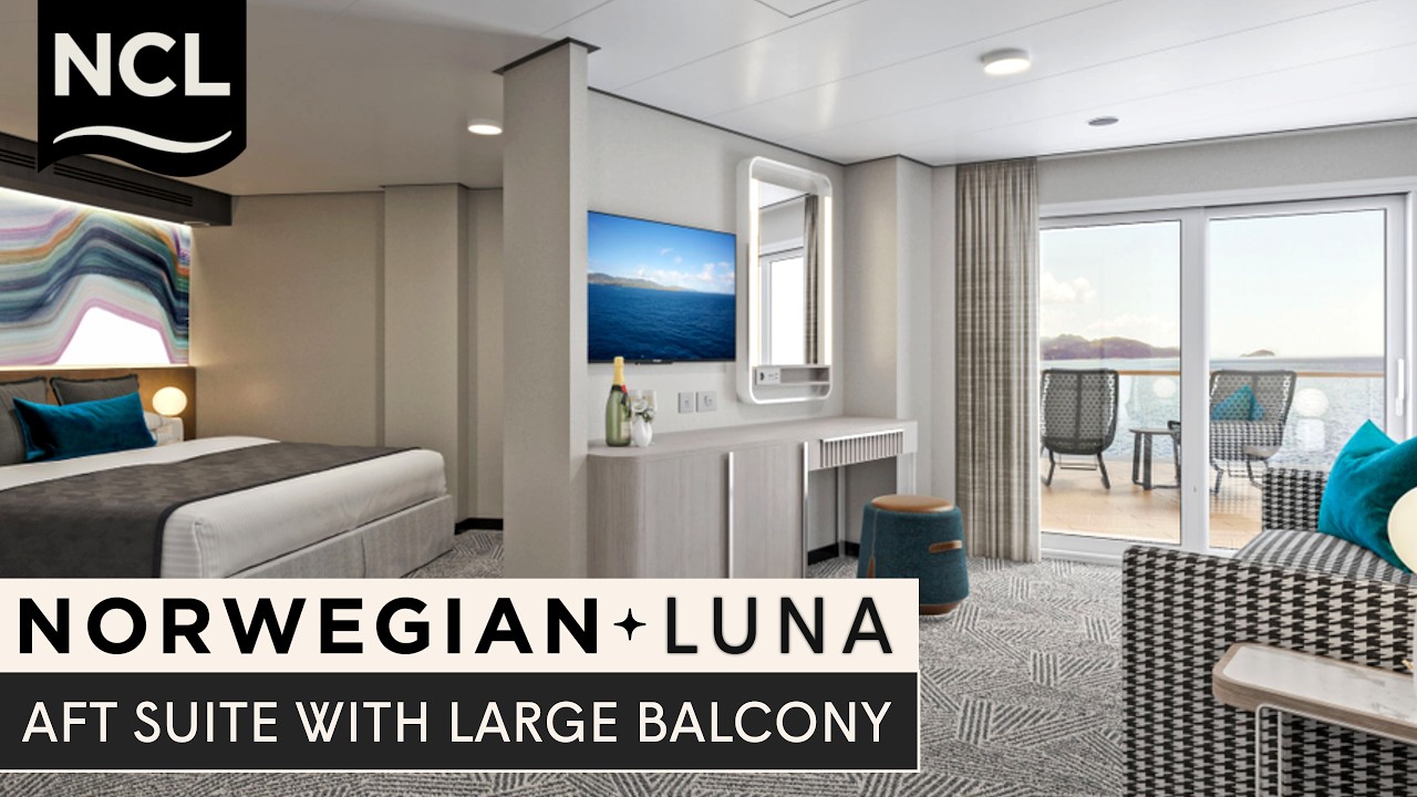 NCL Luna | Люкс в кормовой части с большим балконом | Norwegian Cruise Line 2026
