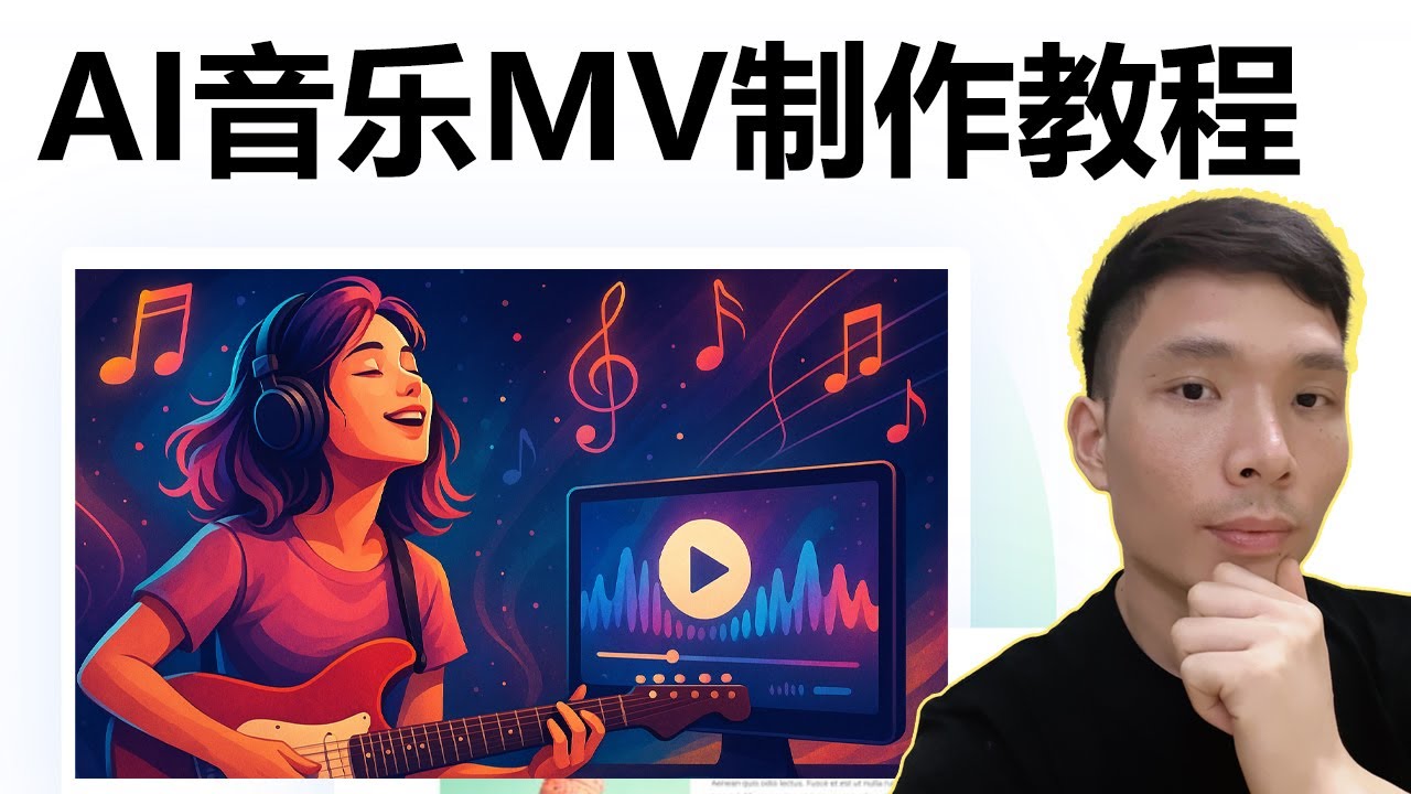 AI音乐视频MV制作教程（Suno+Openart）｜从零打造YouTube音乐频道，努力实现副业赚钱