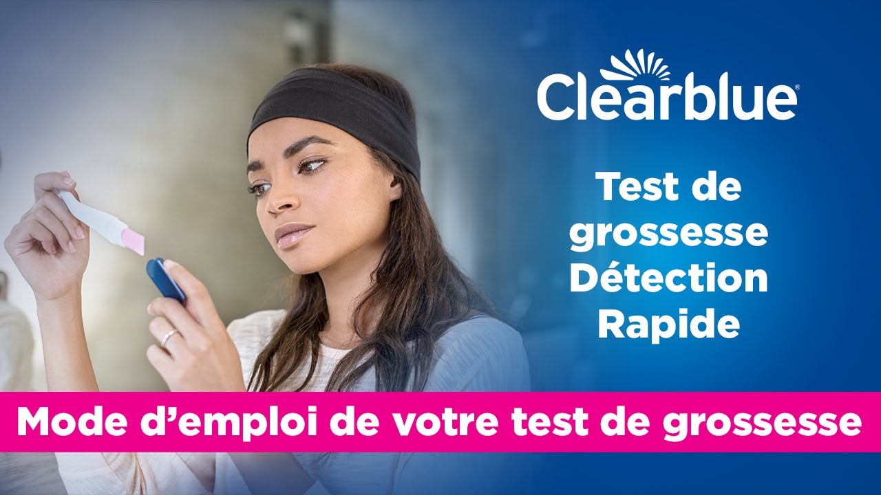 Mode d'emploi: Clearblue® Détection Rapide (Belgique uniquement)