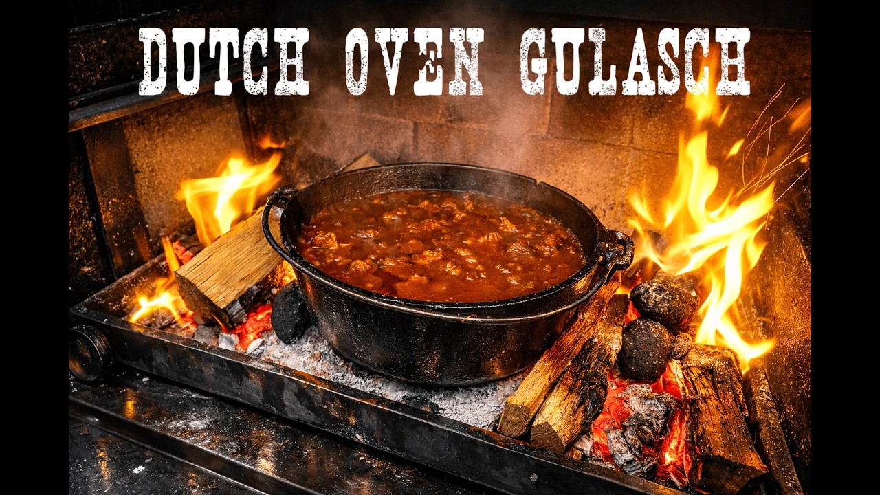 Dutch Oven Gulasch - BBQVlog #rezept #dutchoven