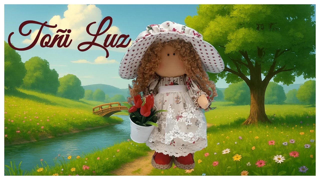 To&ntilde;i Luz presentaci&oacute;n de la Mu&ntilde;eca Rusa Campesina de Estilo Country