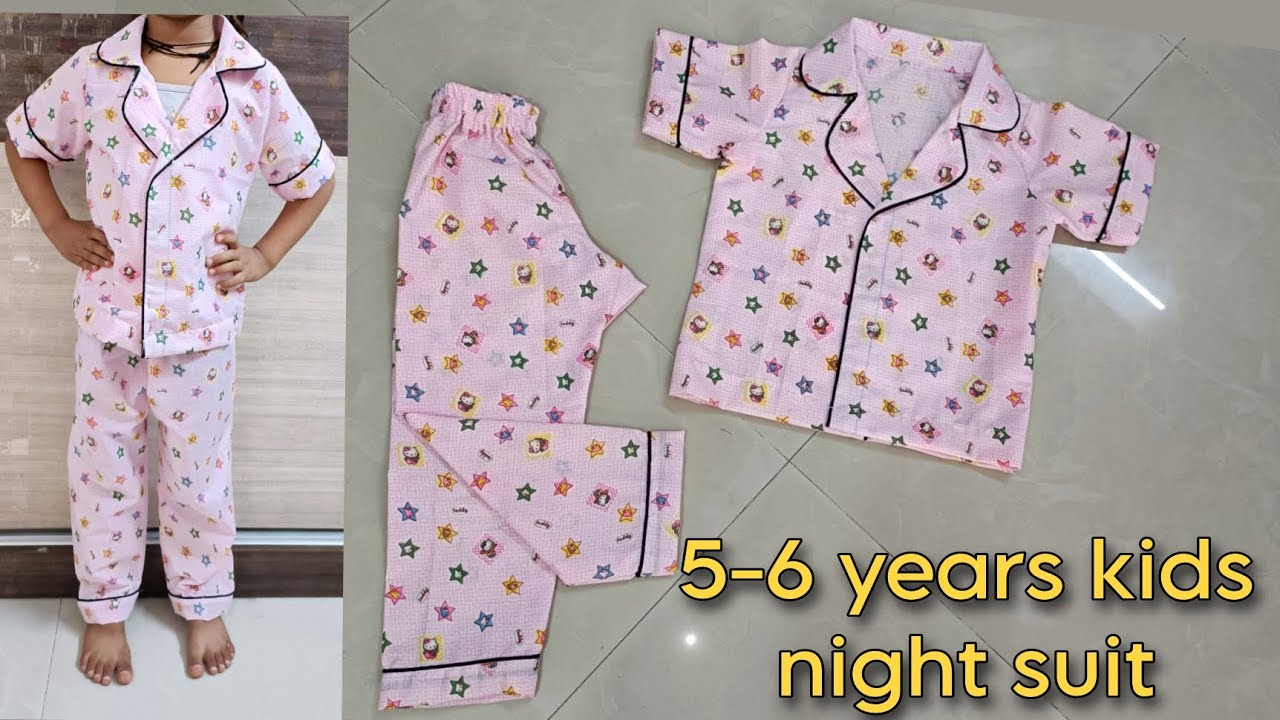 Раскрой и пошив пижамного комбинезона для детей 5-6 лет / полное пошаговое руководство