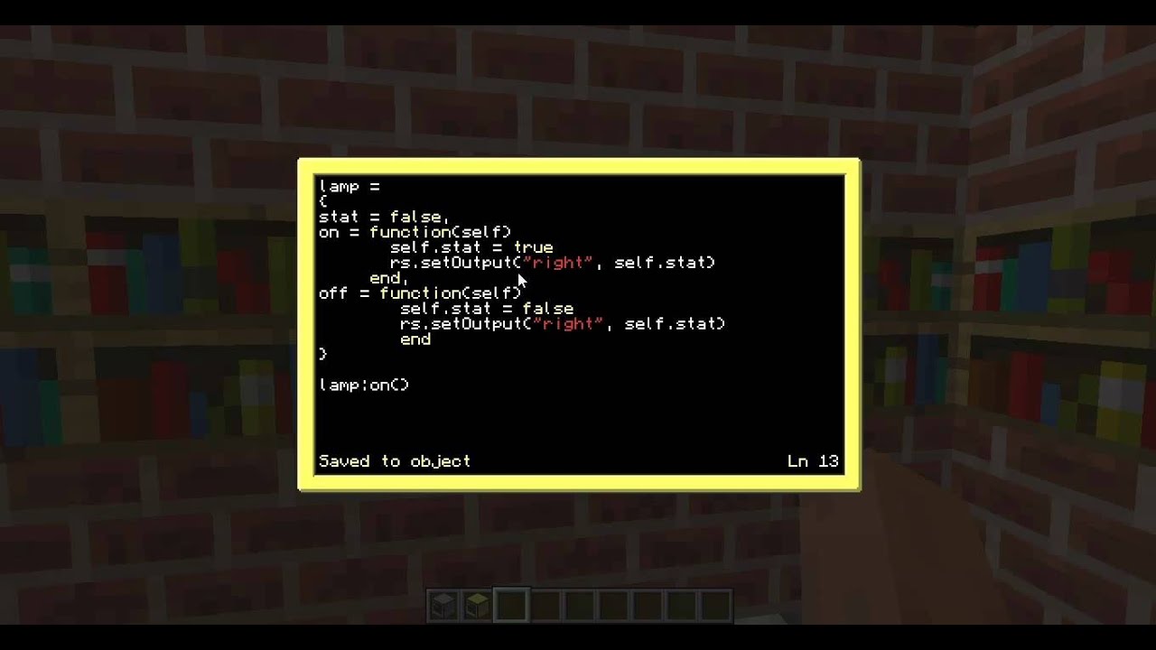 [Уроки] Minecraft ComputerCraft. Урок 16. ООП
