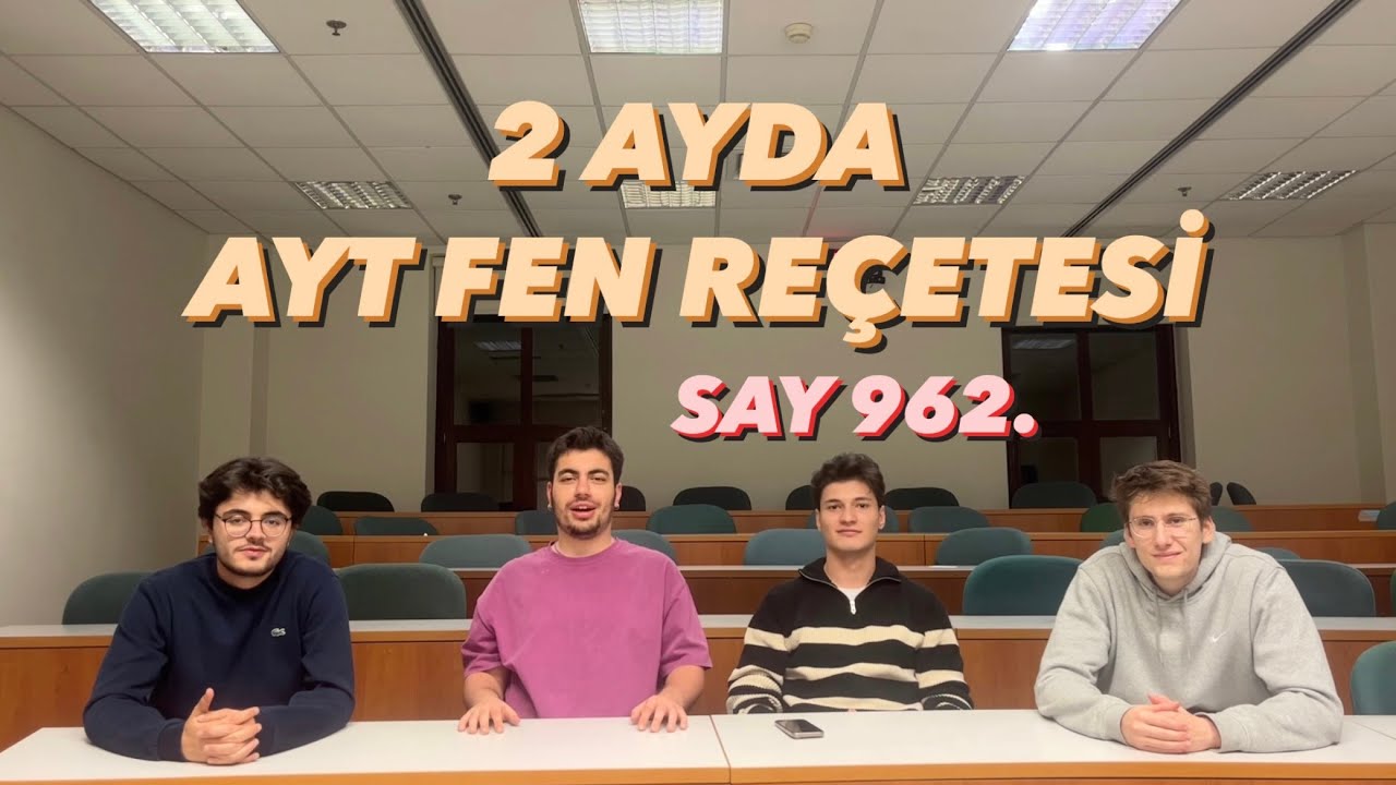 AYT FEN İÇİN SON 2 AY REHBERİ | SAY 962.'Sİ ÖMER AYT FEN'İ NASIL HALLETTİ? #yks #ayt #tyt