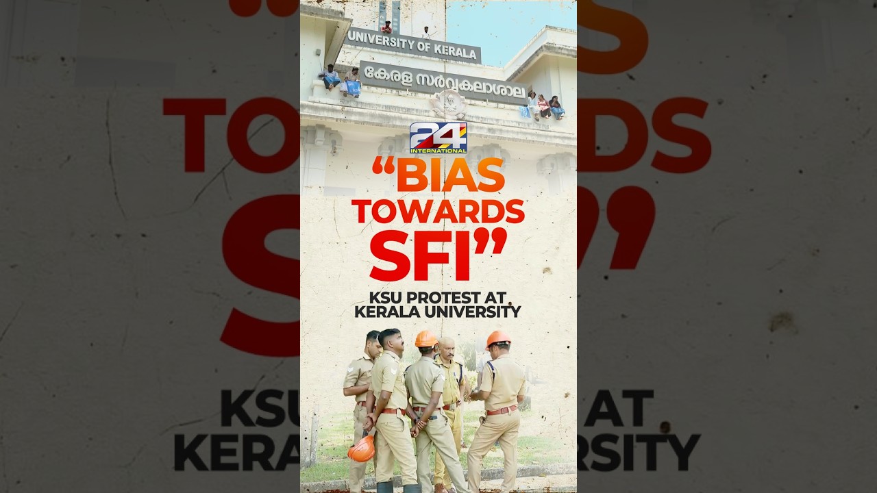 KSU Activists Stage Protest at Kerala University HQ