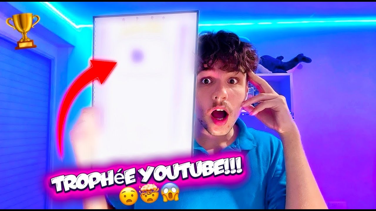 J'AI CRéE MON PROPRE TROPHéE YOUTUBE POUR MES 6K ABOS!!!
