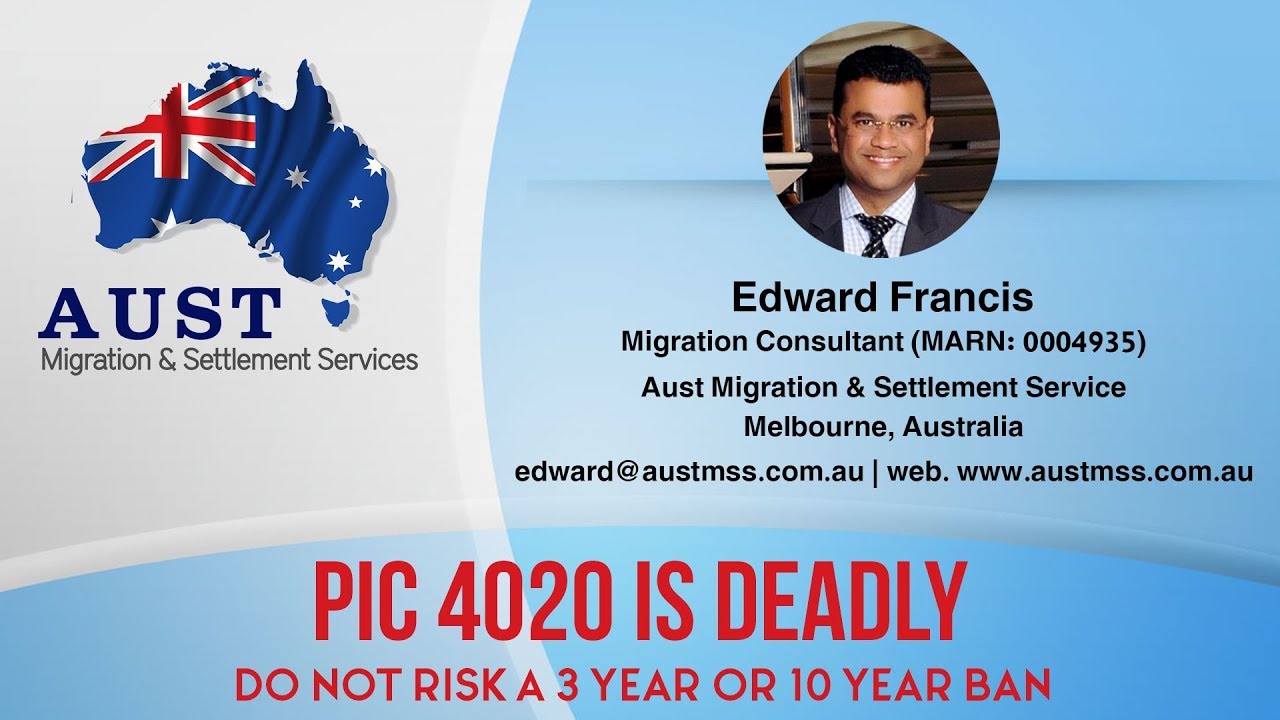 PIC 4020 IS DEADLY: Do Not Risk a 3-Year or 10-Year Ban