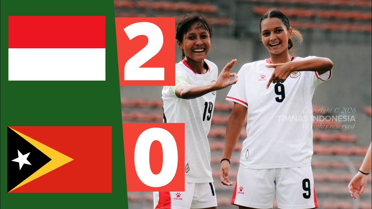 Highlight Timnas Putri Indonesia Vs Timor Leste 2-0 || AFF WOMEN CHAMPIONSHIP #timnasputri #timnas 