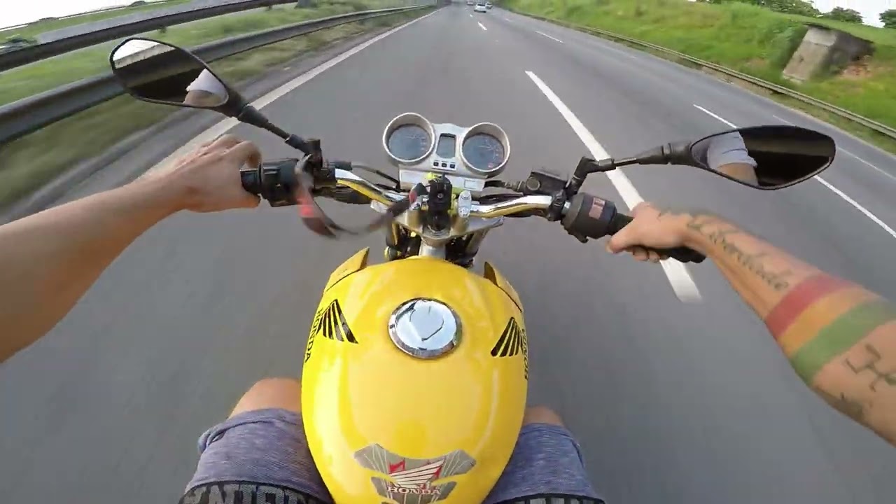 CBX 250 - Sobre a 6° Marcha + Top Speed Brabu