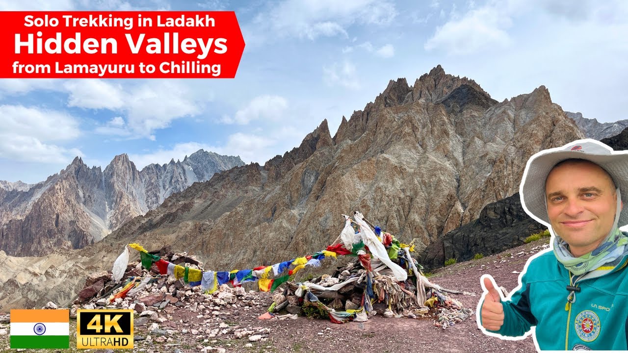 ⛰️ Solo Trekking Hidden valleys of Ladakh | India 🇮🇳