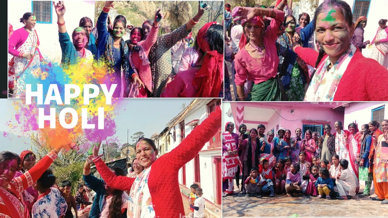 रंगों से रंगीन ज़िंदगी है हमारी, दोस्तों की महक से सजी महफिल है हमारी😄 #holispecial 🙏
