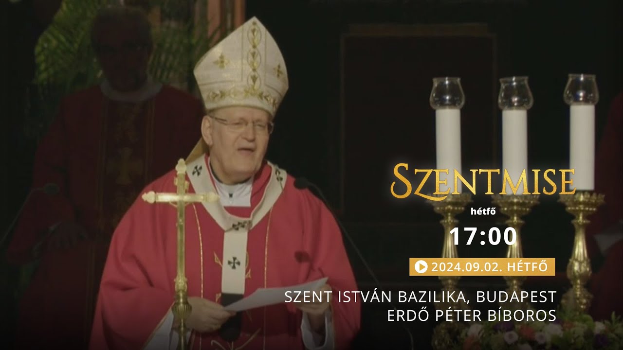 Veni Sancte a budapesti Szent István-bazilika előtti térről– Erdő Péter – 2024.09.02.
