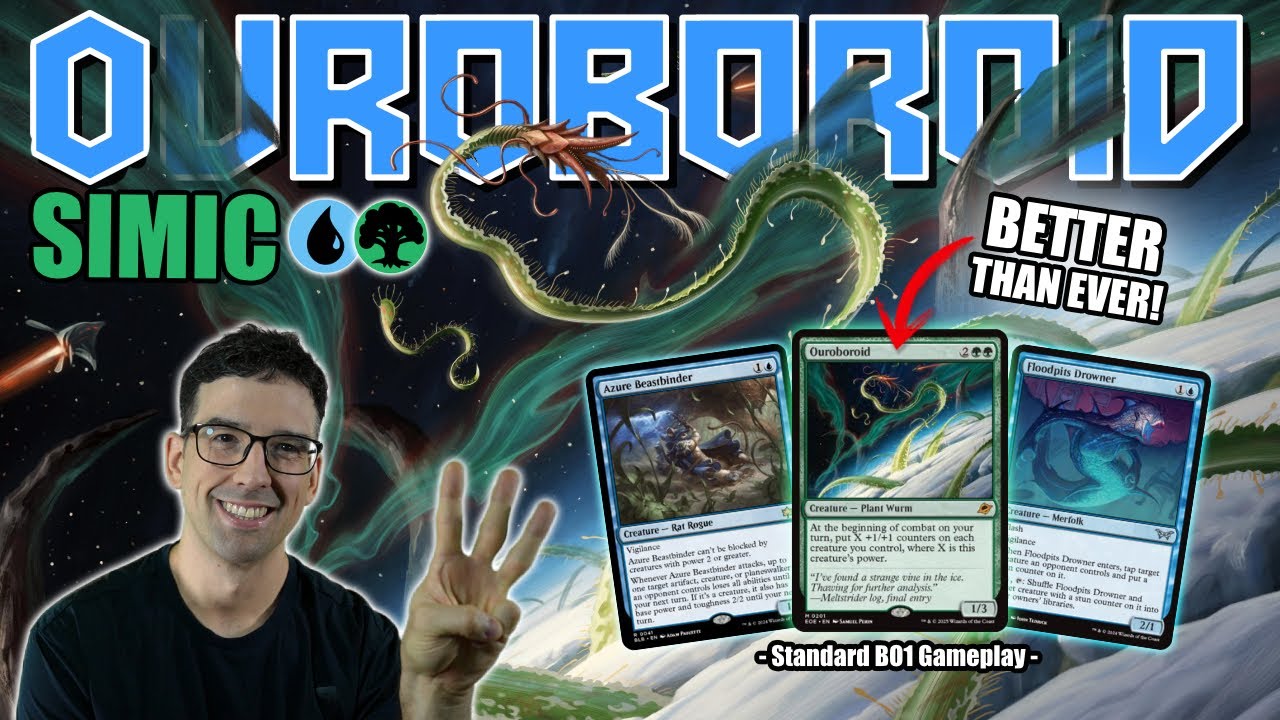Simic (UG) Ouroboroid! The Best There Is!! (Deck 3 of 3) | Standard MTG BO1 Arena Gameplay