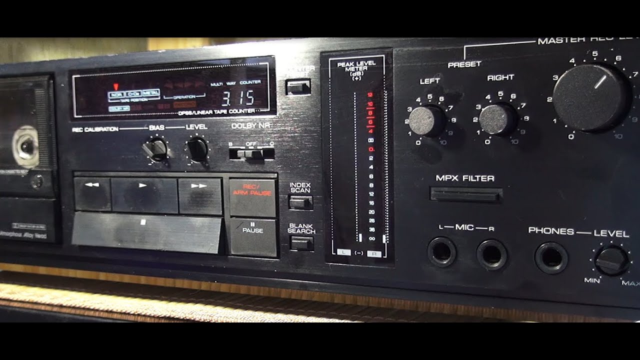 Kenwood KX-880HX. Обзор, тест на запись