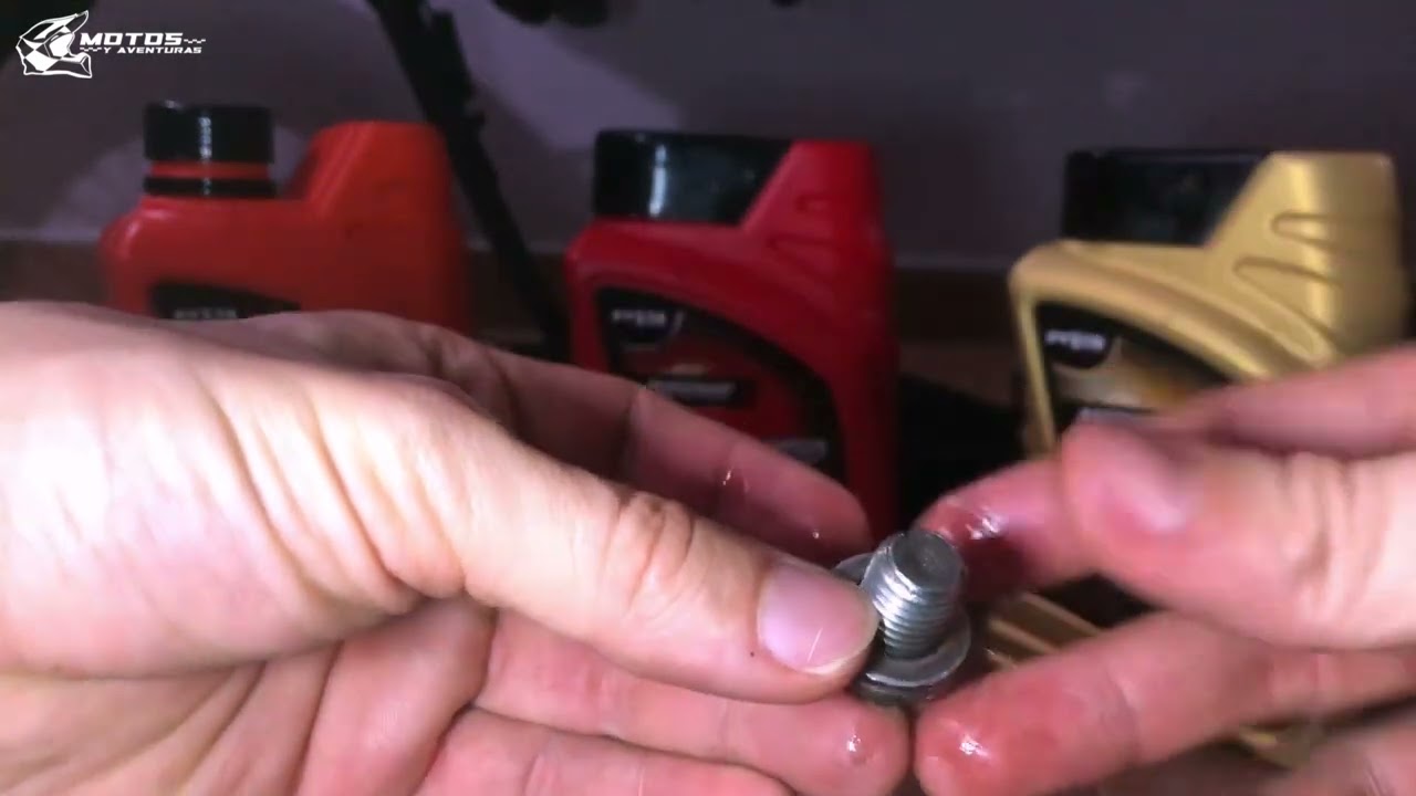 Cambio de aceite de moto