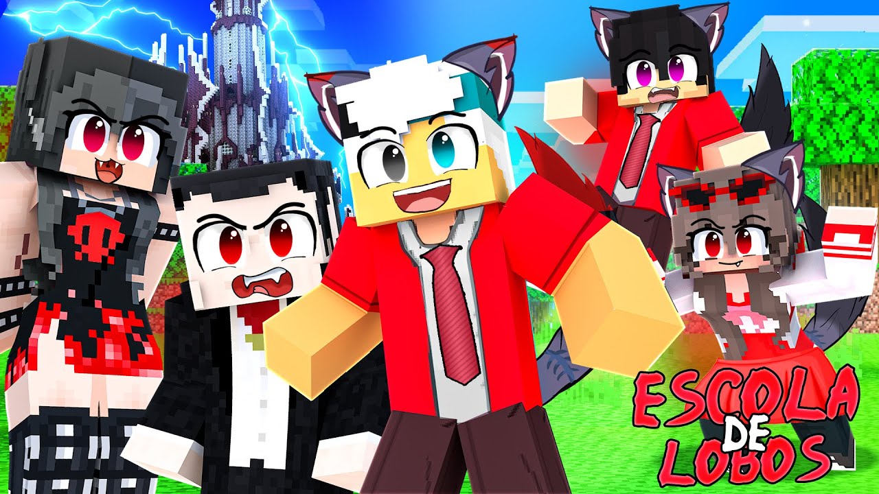 ESCOLA DE LOBOS - O FILME | Minecraft