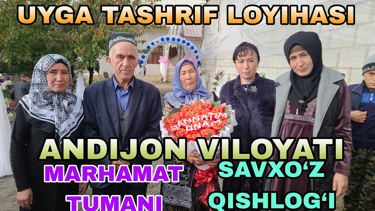 UYGA TASHRIF LOYIHASI ANDIJON VILOYATI MARHAMAT TUMANI SAVXO‘Z QISHLOG‘I.