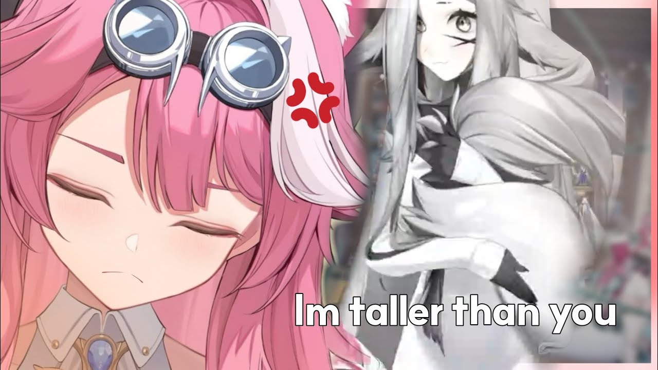 Dyarikku comparing her tall with BEEG Raora [EN]