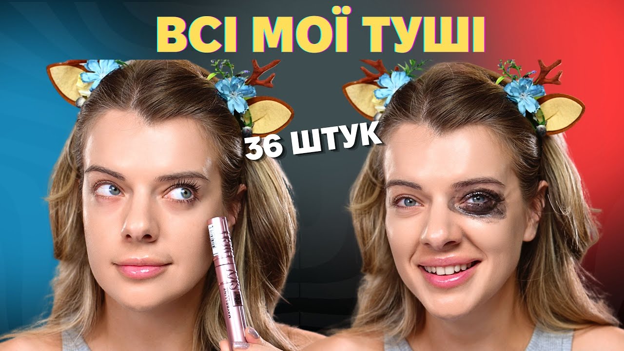 ВСЕ МОИ ТУШИ! Обзор на 36 туш. Выбираю самую лучшую и худшую!