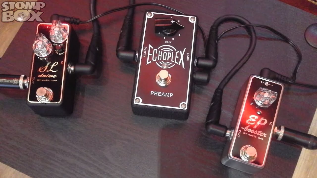 Dunlop Echoplex EP101 Preamp vs Xotic EP Booster