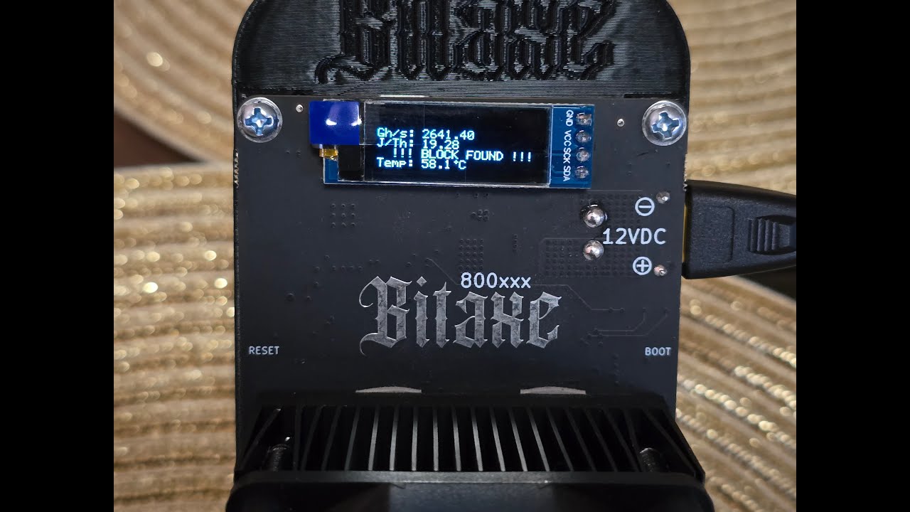 Bitaxe Gamma Turbo 800xx aka GT800 Solo Block Found #22805003