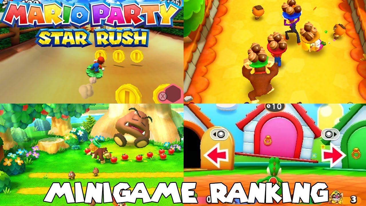 Mario Party: Star Rush - Full MiniGame Rankings
