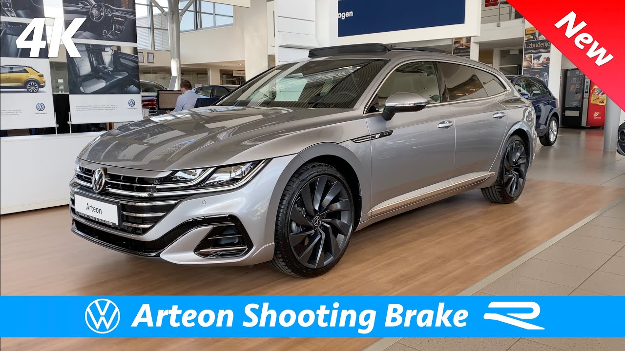Volkswagen Arteon Shooting Brake R Line 2021 - ПЕРВЫЙ обзор в 4K | Интерьер - Экстерьер