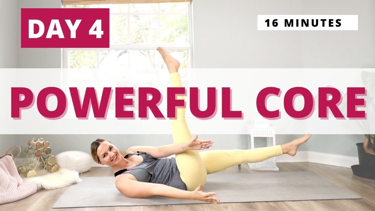 DAY 4: Powerful Core | Yoga Strong Challenge | 20-minutes strength building yoga for the abs
