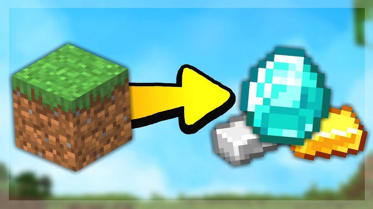 Minecraft, ale Z HLÍNY PADAJÍ DIAMANTY