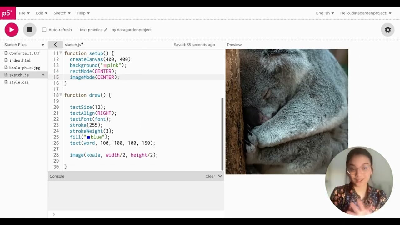 2.2 Loading Images to p5.js | Speed Exercise!