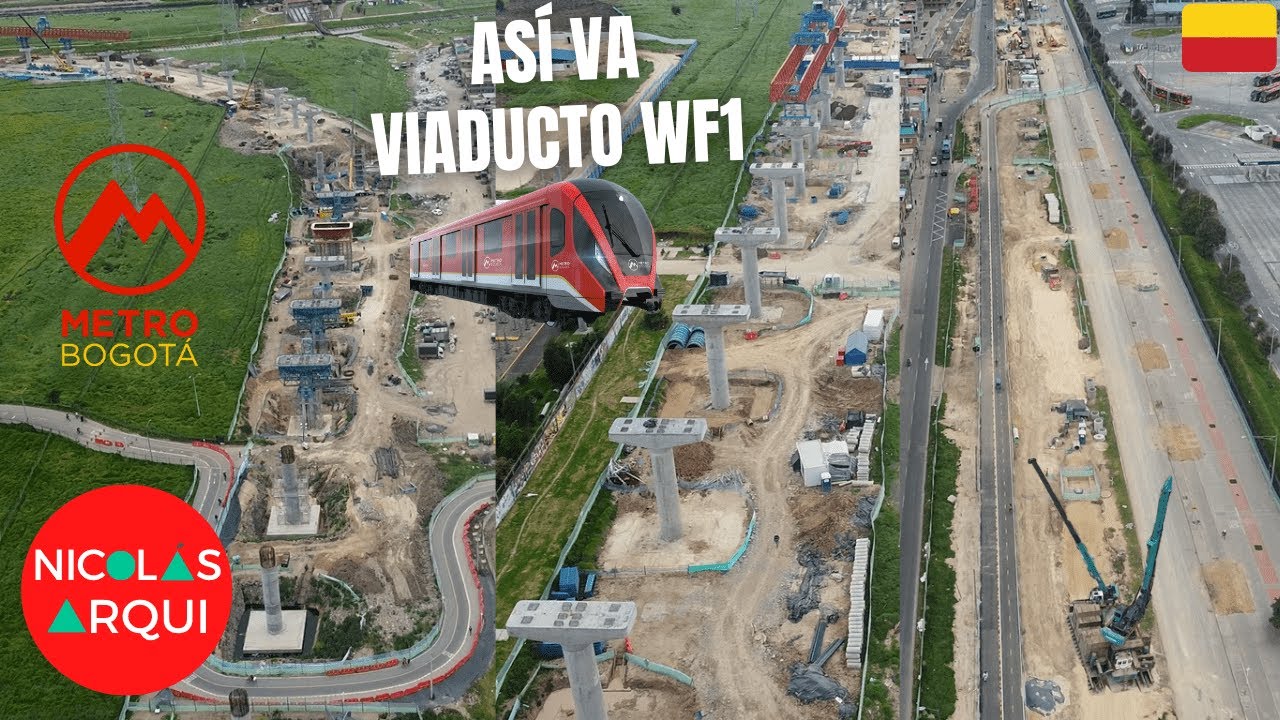 Así va la Construcción del Metro de Bogotá 🇨🇴 - Nuevo Avance del Viaducto sobre la Av. Villavicencio