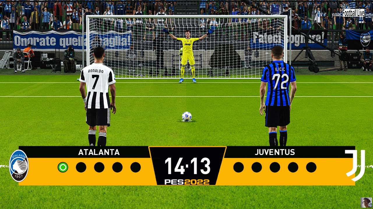 Atalanta vs Juventus | Penalty Shootout | C.Ronaldo vs Atalanta | PES 2022 Mod For PES 2021 Gameplay