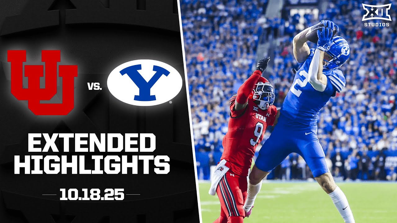 #23 Utah vs. #15 BYU Extended Highlights | 2025 Big 12 Football