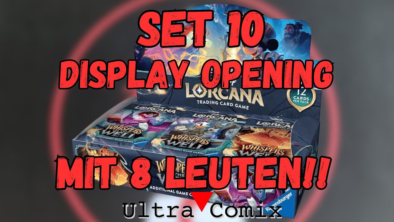 Mushu Clan Display Opening SET 10 #2 | Disney Lorcana Opening Ger/DE sponsored by ultracomix
