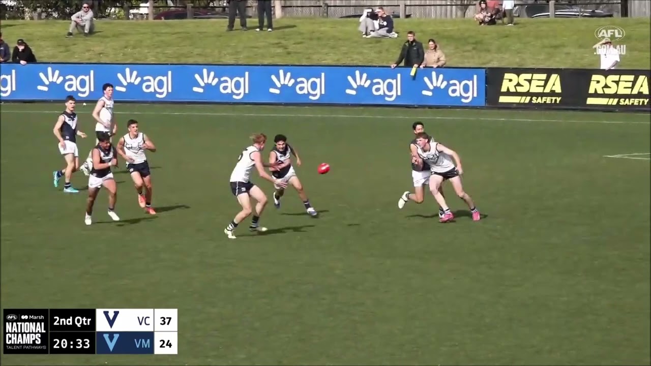 Harry Dean - U18 AFL National Championships 2025 Highlights - Victoria Country v Victoria Metro