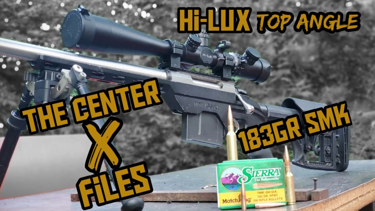 The Center X Files | 183gr Sierra Match King 1000 Yards For Score | Hi-Lux Top Angle First Shots