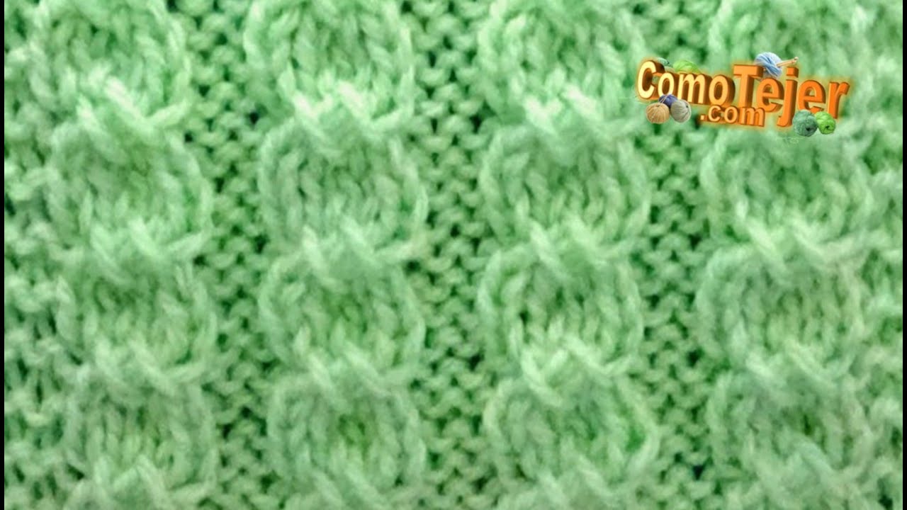 Aprende a Tejer Ochos Cruzados 2 agujas/tricot/palillos (895)