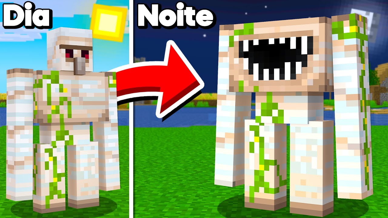 Testando Mobs assustadores do Minecraft que são realmente reais