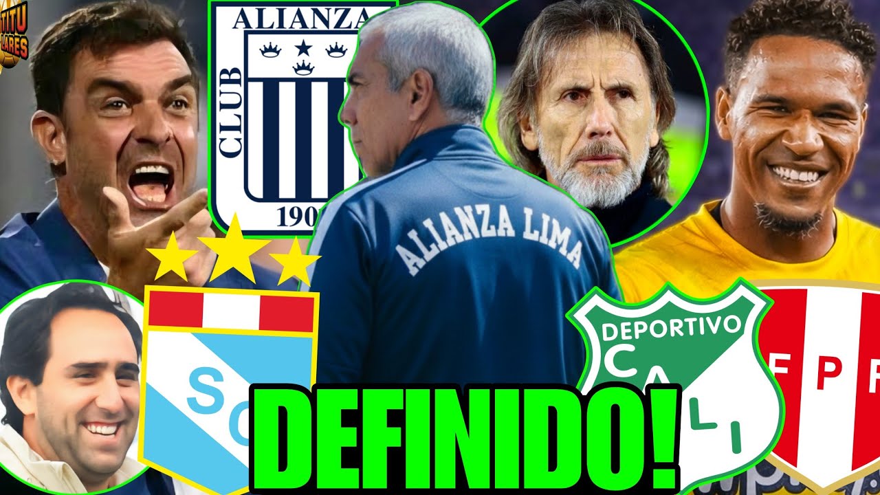 AFUERA GUEDE! ALIANZA tiene NUEVO TECNICO! GARECA? CRISTAL PREFIERE COPA? y UNIVERSITARIO? GALLESE