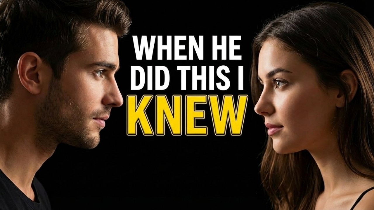 This is how i knew he was the one
